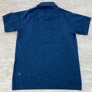 Lululemon Metal Vent Polo Shirt Small Navy